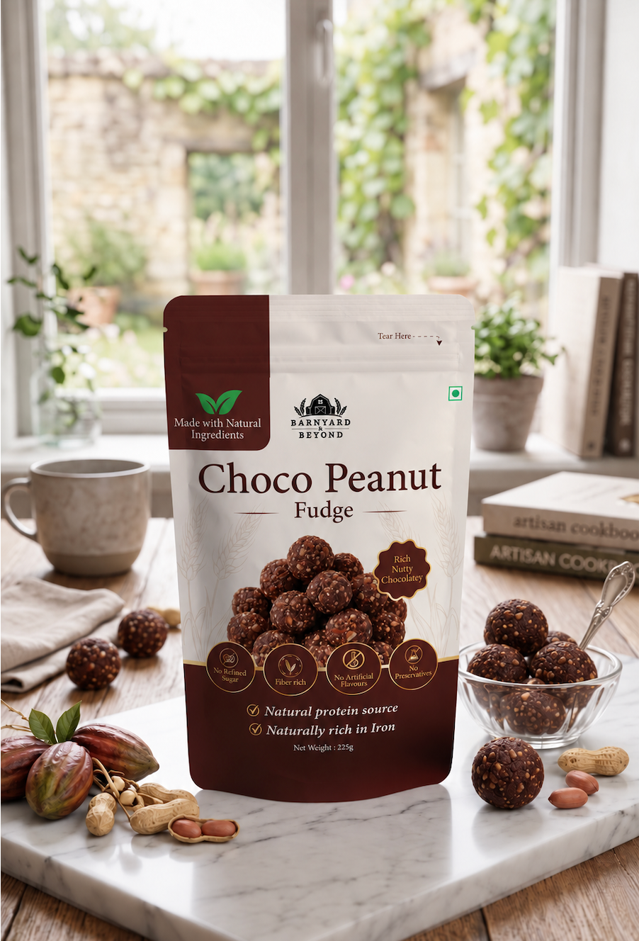 Choco Peanut Fudge