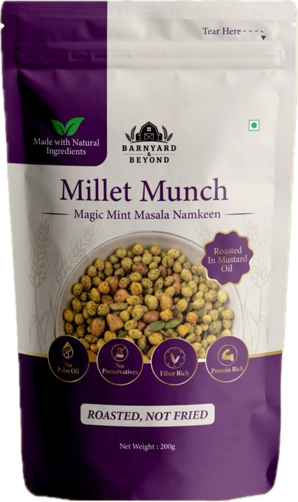 Millet Munch (Magic Mint Masala Namkeen)