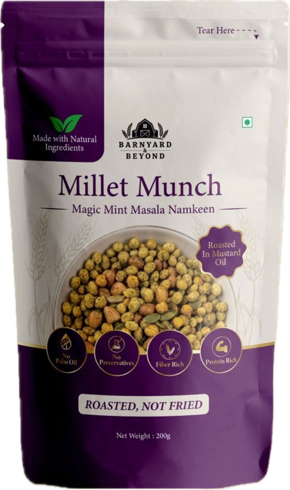Millet Munch (Magic Mint Masala Namkeen)