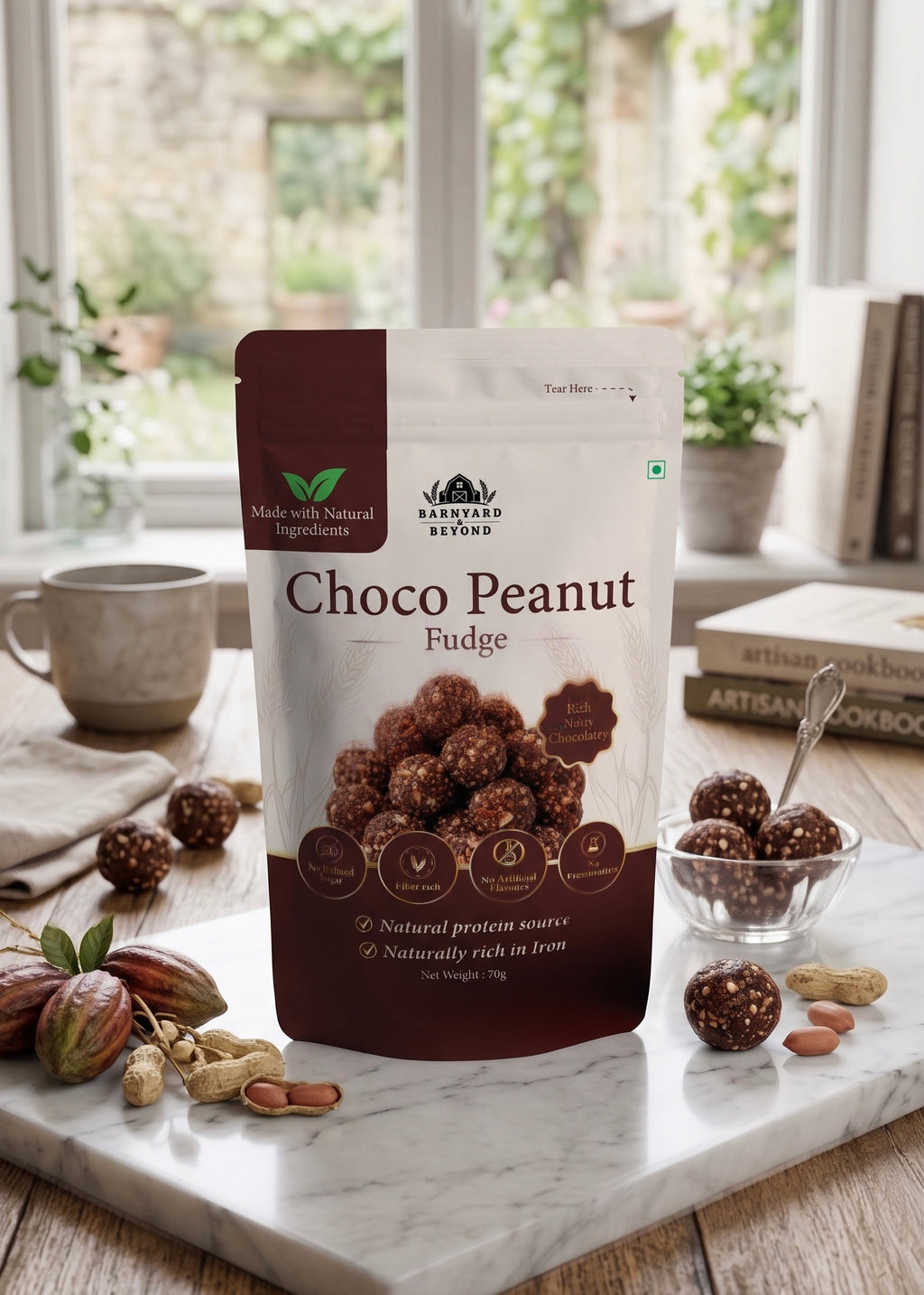 Choco Peanut Fudge